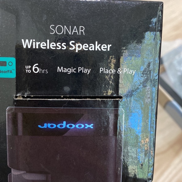 Xoopar sonar wireless speaker. See picture for compatibility. Never used - Picture 4 of 5